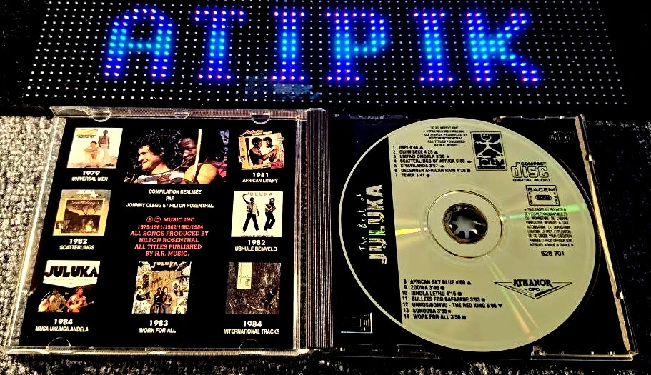 🌍🔥 Lo Mejor De Juluka - Johnny Clegg & Sipho Mchunu - CD Coleccionable Raro 🏆 – photo 3